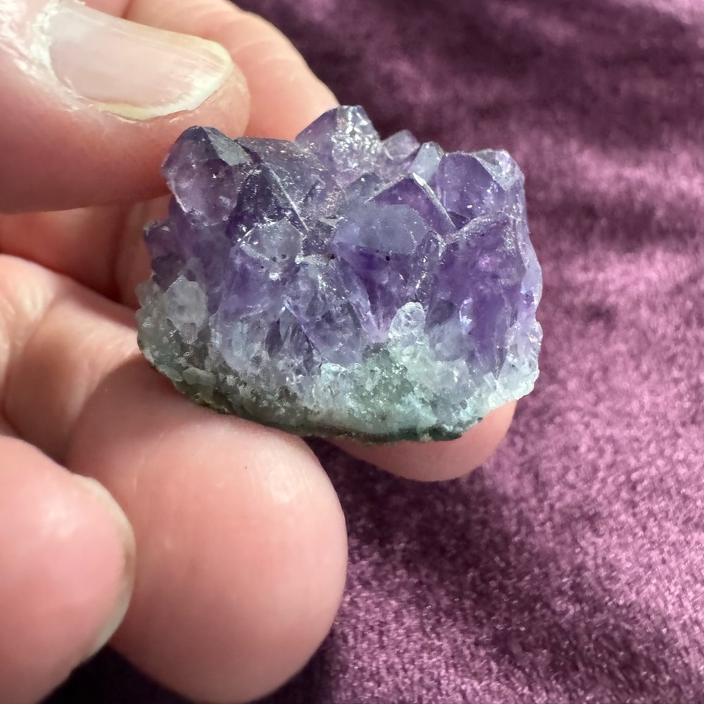 Small amethyst cluster